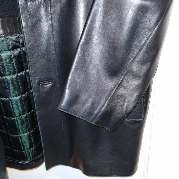 Andrew Marc - 3/4 length leather Jacket Size L - Picture 7 of 9